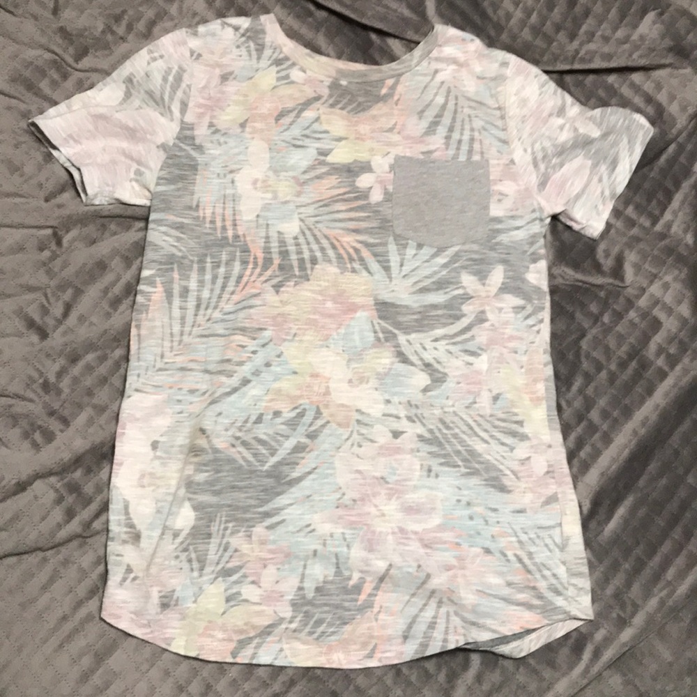 Floral Print Youth XL T-Shirt